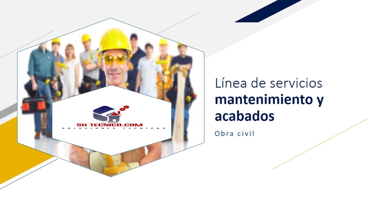 linea de servicios mantenimiento y acabados